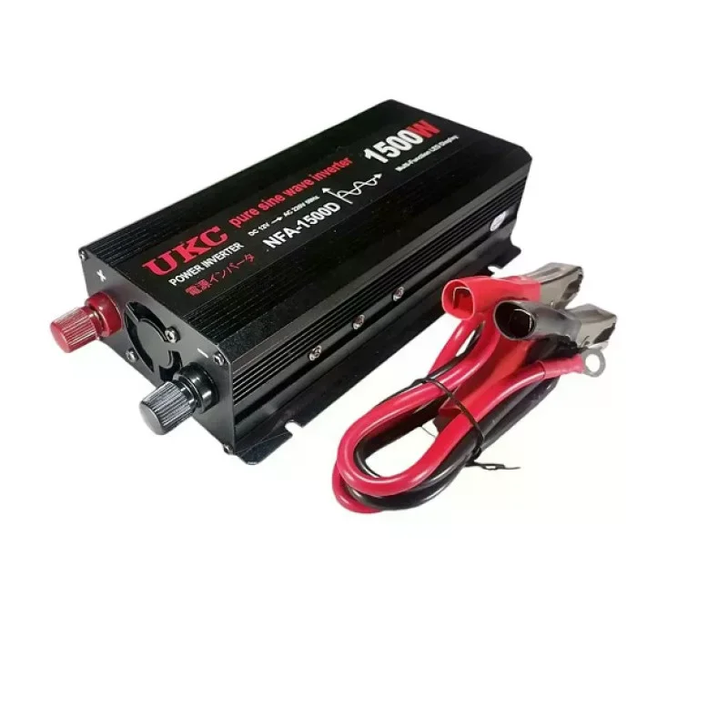 Інвертор 5 CORE 1500W 12V AC/DC • Перетворювач напруги 5 CORE 1500W 12V із синусоїдальним виходом для автономного живлення