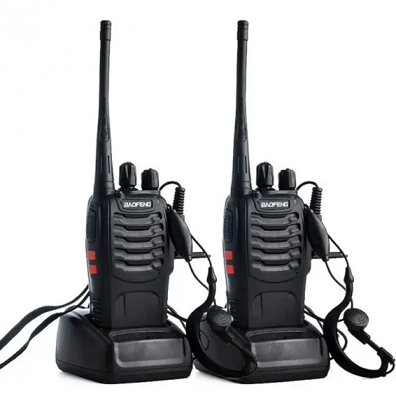 Комплект із двох рацій BAOFENG BF-888S ∙ Радіус передачі сигналу до 6 км, 400-470 МГц, 5 Вт