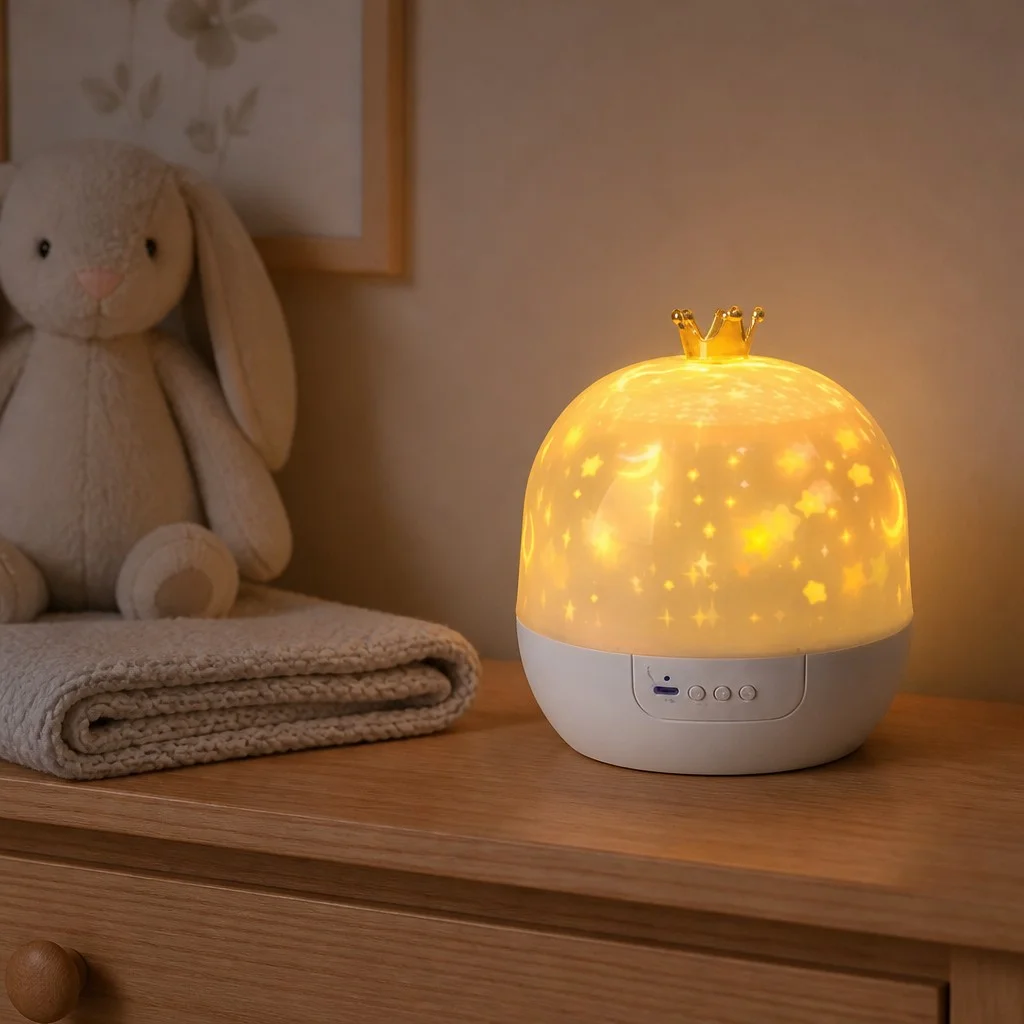 LED-нічник MA697 з Bluetooth-динаміком і пультом ДК, 48 шт. в ящику • Дитячий світильник-проєктор для спальні з живленням від USB або акумулятора