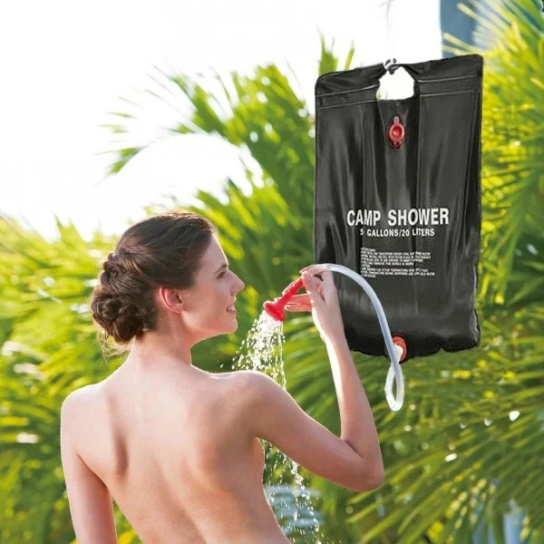 Літній душ дачний переносний похідний CAMP SHOWER 20 літрів / Душ для дачі підвісний