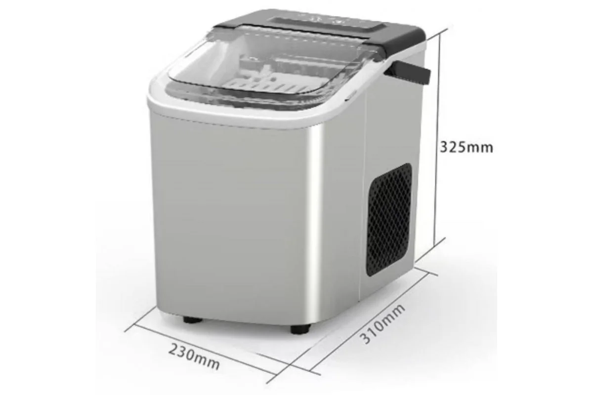 Льодогенератор minMAX MI-Z9S / ICE-2215 • Настільний апарат для приготування льоду для дому, бару, кафе та напоїв