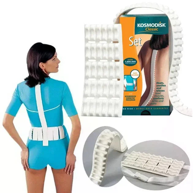 Масажер для спини Kosmodisk Classic Spine Massager • Аплікатор для хребта, попереку, шиї та розслаблення м’язів