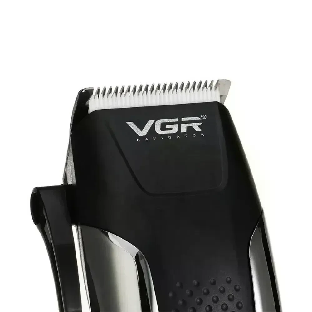 Машинка для стрижки VGR V-120 • Дротовий тример VGR V-120 для волосся та бороди з 8 насадками 3–20 мм