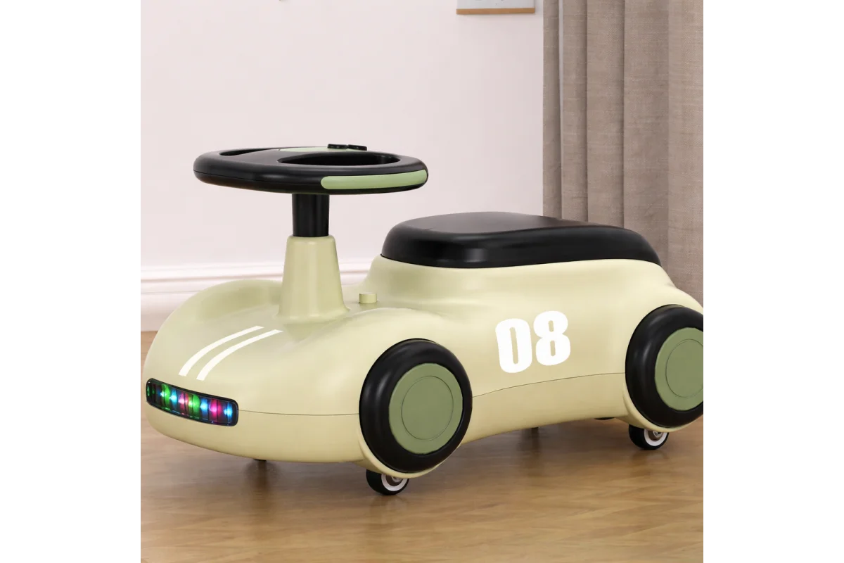 Машинка-каталка ретро зелена X-626 • Дитячий толокар-біговел для малюків від 1 року зі стійкою конструкцією, зручним сидінням і колесами для дому та вулиці