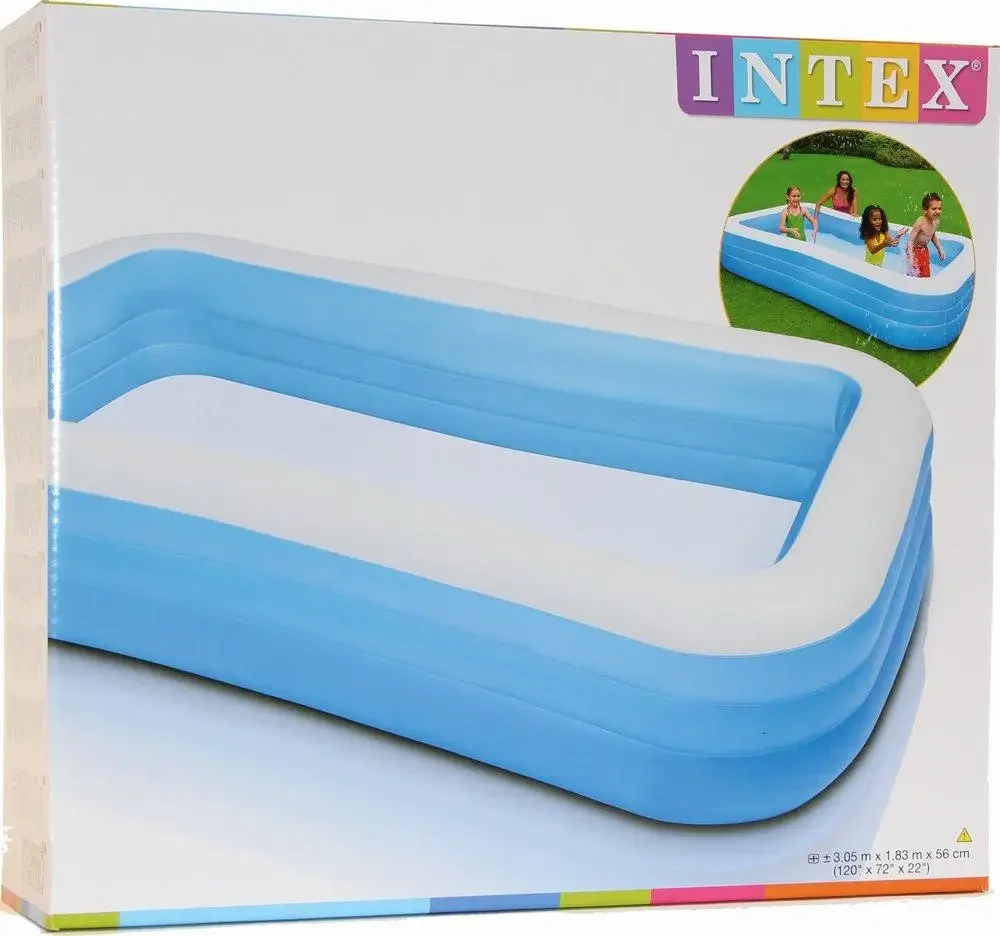 Надувний басейн INTEX 58484 305×183×56 см • Просторий літній басейн для всієї родини