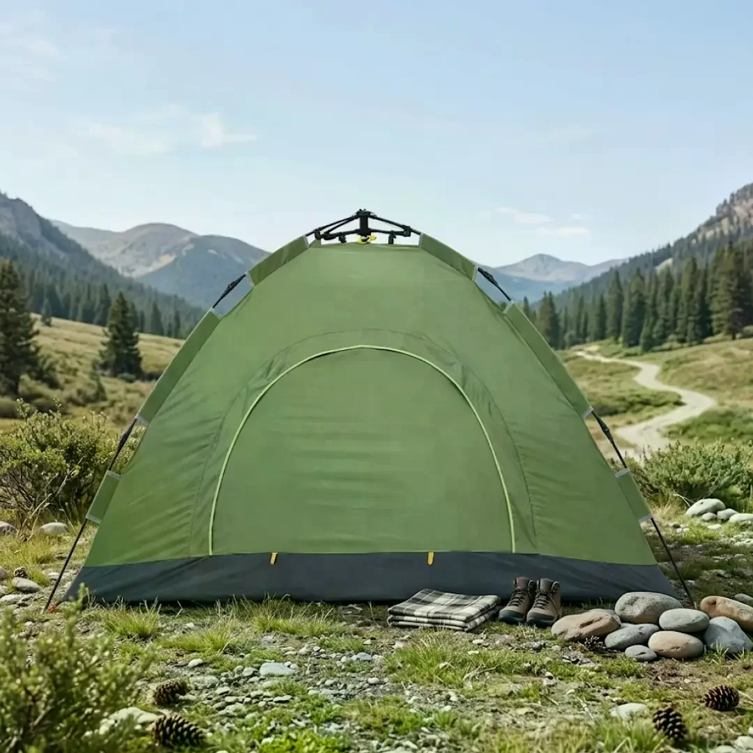 Намет-автомат HN-603 2-місний 200×150×115 см • Туристичний автоматичний намет HN-603 для кемпінгу, відпочинку, пікніка та походів