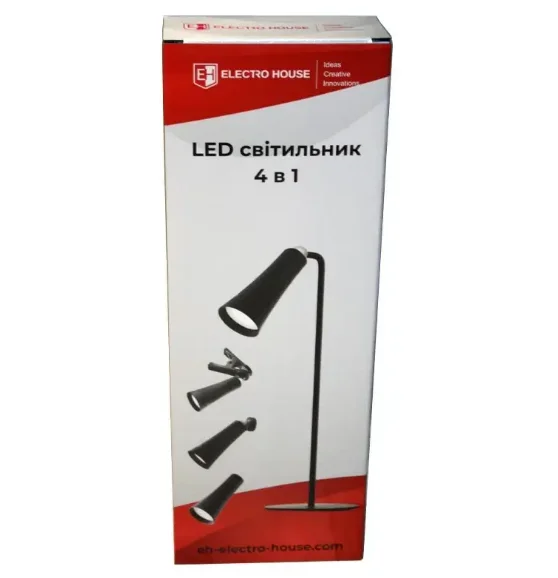 Настільна LED-лампа BL-T-007 7 Вт чорна • Акумуляторний світильник BL-T-007 20 LED 1200 мАг з 3 температурами світла, сенсорним керуванням і Type-C