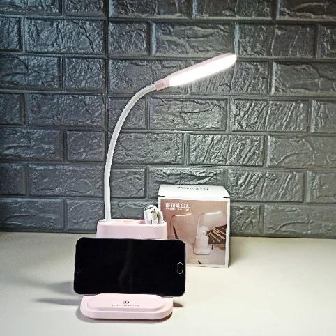 Настільна світлодіодна смарт-лампа 3в1 з вбудованим акумулятором та PowerBank