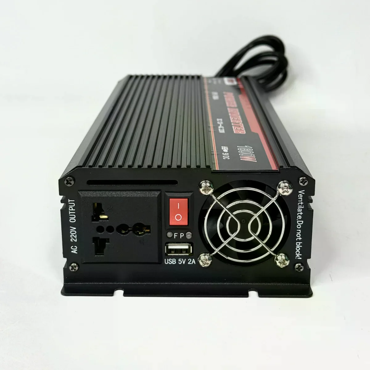 Перетворювач 5 CORE UPS-1800A 1800W 12V • Інвертор 5 CORE UPS-1800A 12V-220V із зарядкою акумулятора 20A та функцією UPS