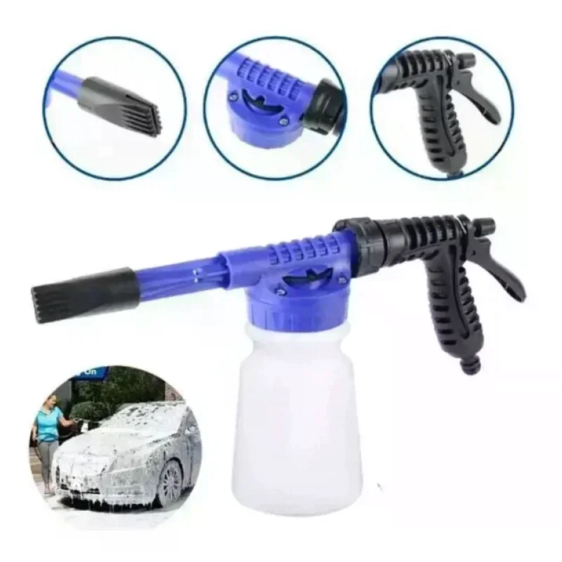 Пістолет-розпилювач для миття автомобіля CAR WASH ROCKET • Пінна насадка на садовий шланг для миття авто, вікон, плитки, меблів і подвір’я