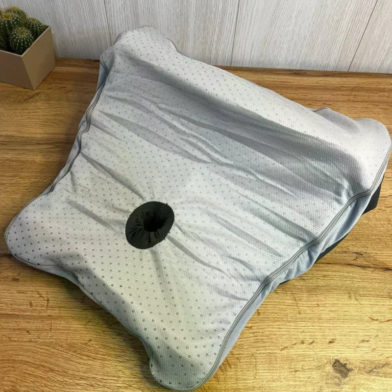 Подушка Memory Foam VEN-1902 41×48×23 см • Ортопедична подушка VEN-1902 для сну на животі, підтримки спини, попереку та ніг