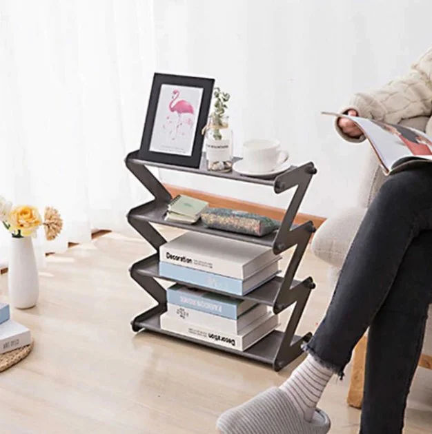 Полиця – органайзер для взуття Z-shaped Shoe Rack · Універсальна стійка для зберігання речей на 4 полиці