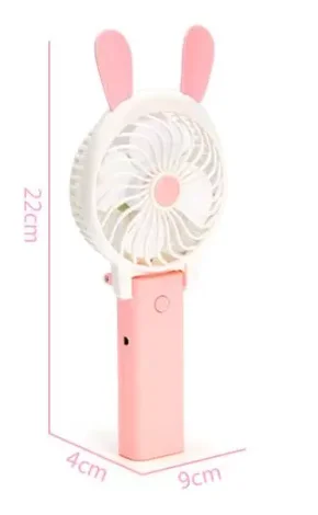 Портативний ручний міні вентилятор MINI CAT FAN складний дитячий вентилятор USB на акумуляторі