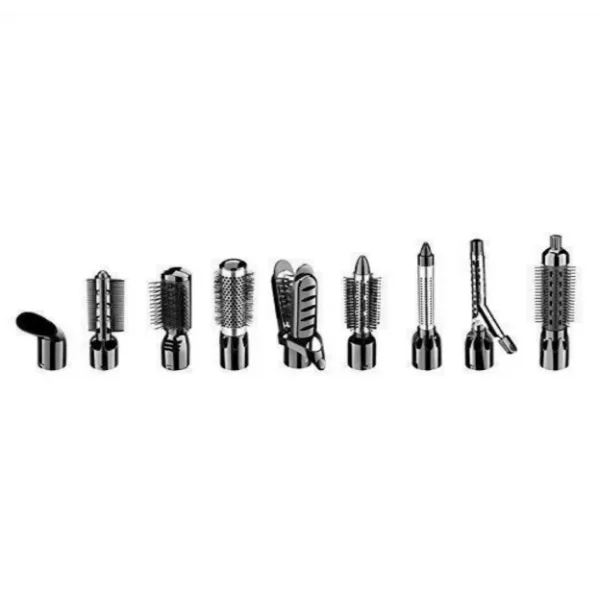 Повітряний мультистайлер 10 в 1 GEMEI GM-4835 Professional Hot Air Styler Багатофункціональний стайлер з насадками для укладки волосся