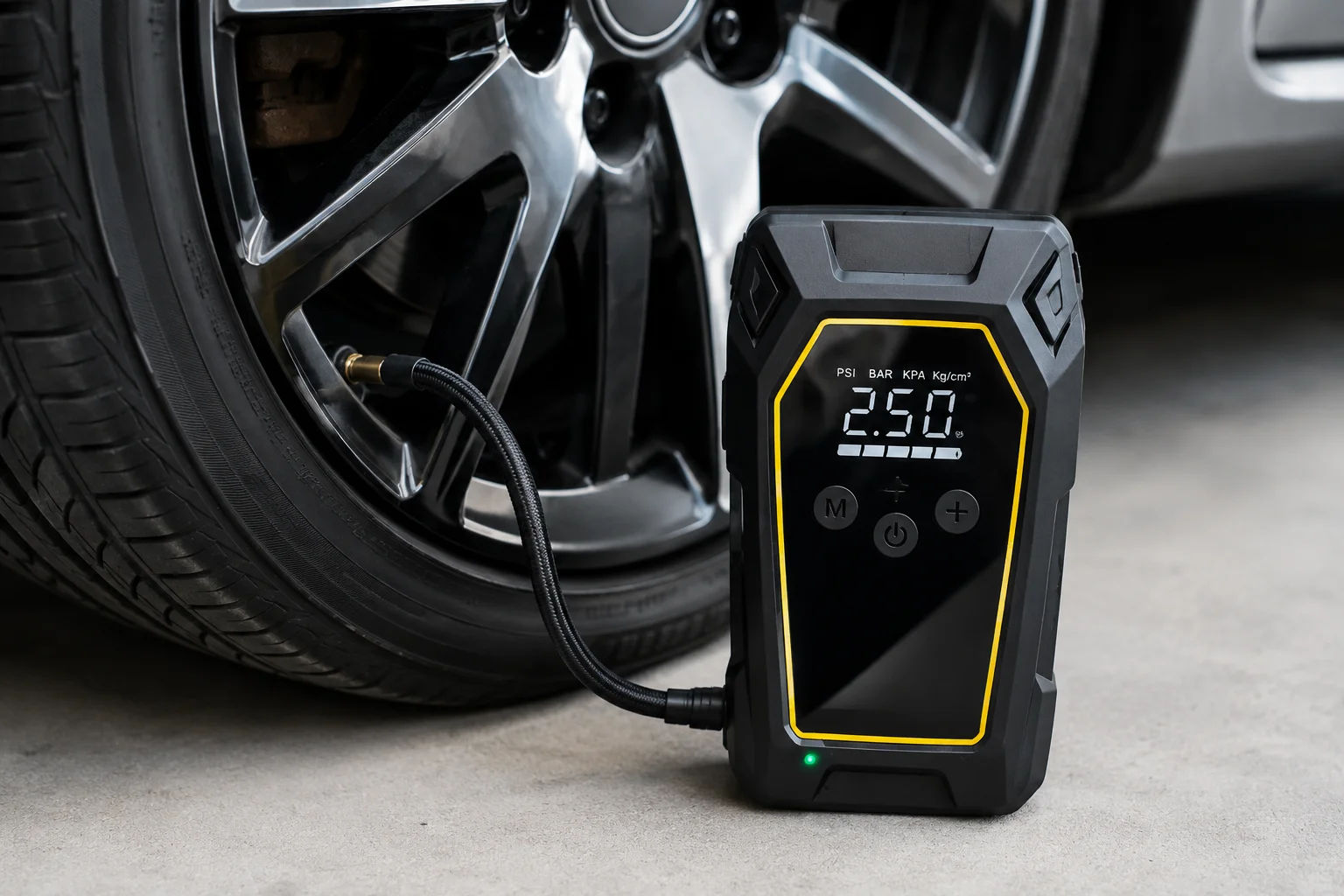 Пускозарядний пристрій K5 4000A • Автомобільний Jump Starter 12V з компресором 150 PSI, Power Bank 16000 мА·год і LED-ліхтарем