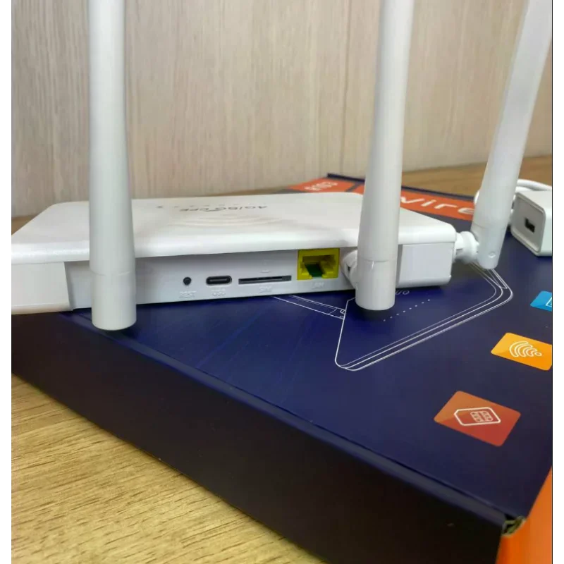 Роутер R103 (1023) 4G/5G із SIM-карткою • Стаціонарний Wi-Fi роутер R103 (1023) з підтримкою Wi-Fi 6, слотом Nano-SIM, портами WAN/LAN і швидкістю до 300 Мбіт/с