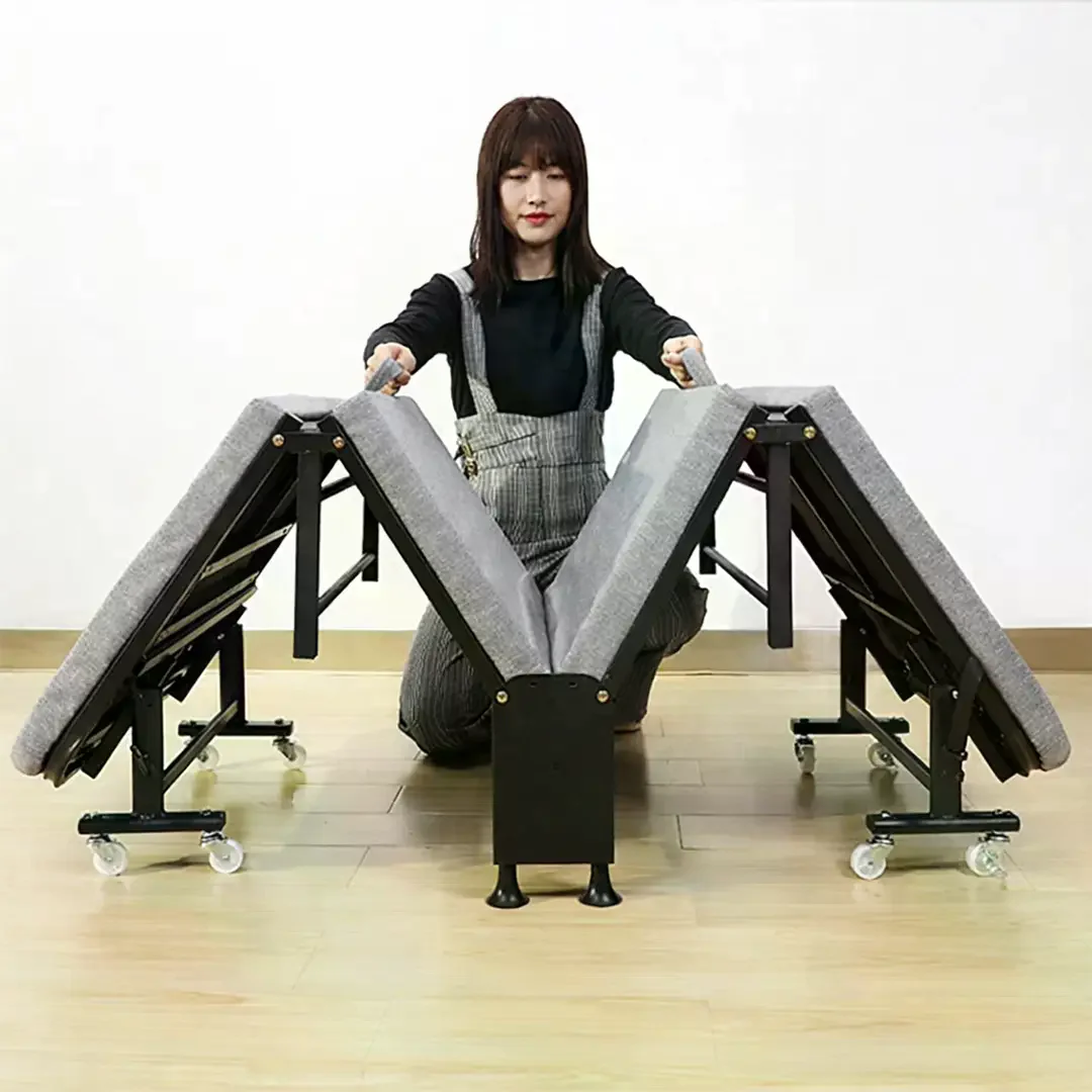 Розкладне ліжко NKD-01 188х70х30 см • Односпальне ліжко-розкладачка для дому, дачі, гостей і тимчасового відпочинку