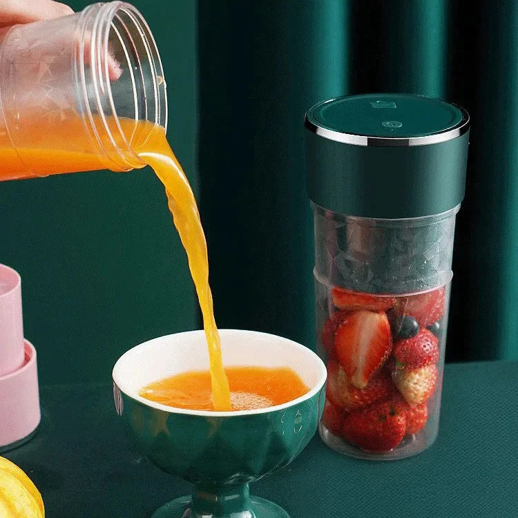 Ручний міні блендер – шейкер JUICER K9 для свіжих соків та смузі Портативний електричний бездротовий соковитискач у склянці