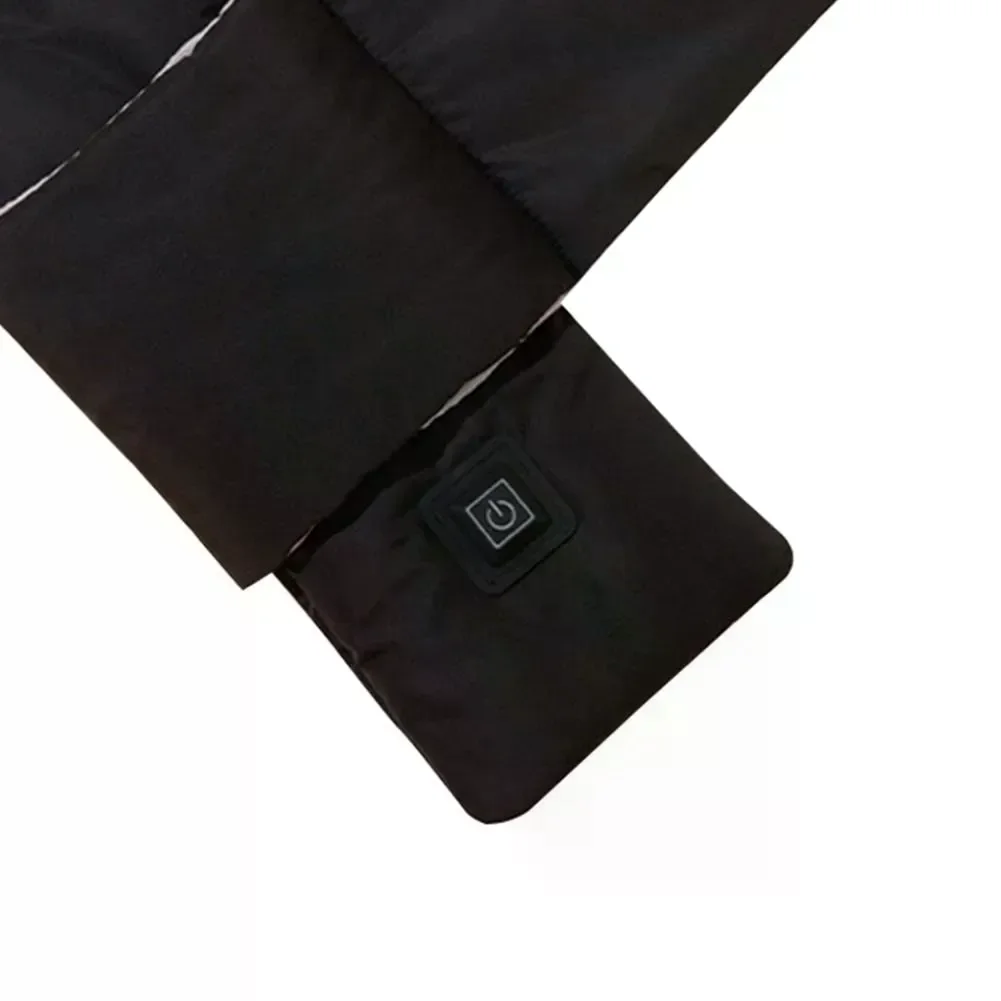 Шарф Intelligent Heating Scarf з підігрівом чорний • Електричний шарф Intelligent Heating Scarf USB 5V 6 Вт з 3 режимами нагріву 10×80 см
