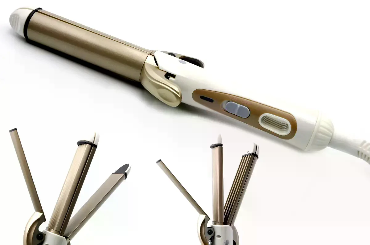 Щипці для волосся GEMEI GM-2962 4 в 1 T200 • Плойка, випрямляч, гофре та прикореневе гофре для укладання волосся з керамічним покриттям