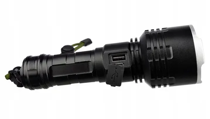 Сверхмощный аккумуляторный фонарь Bailong BL-531-P90 Ударопрочный ручной фонарик