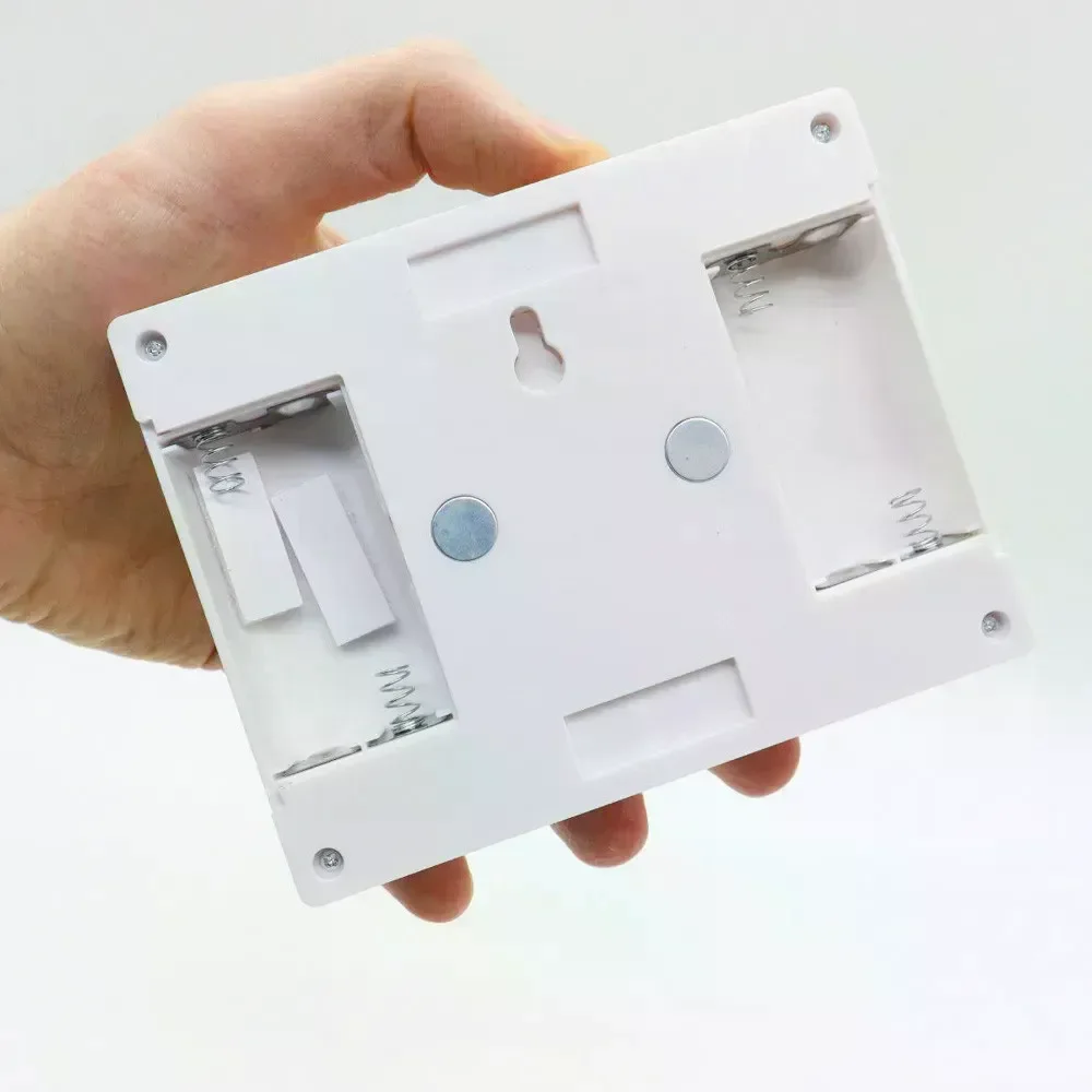 Світильник із тумблером HY-604 • Бездротовий світлодіодний світильник COB Light Switch HY-604 на батарейках із магнітним кріпленням для шафи, коридору, гаража та дому