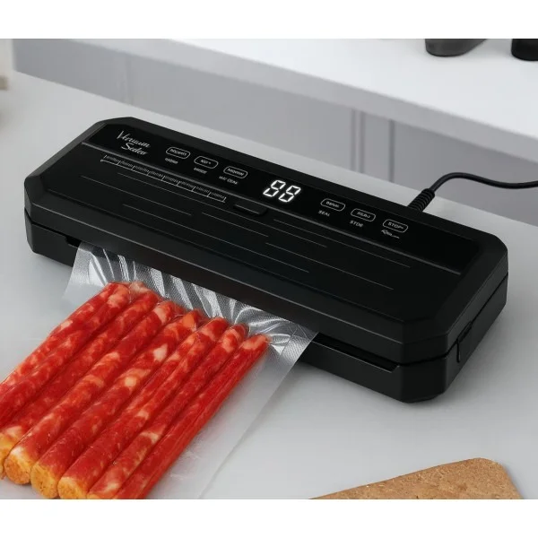 Вакууматор для продуктів AND LY-881 60 кПа 107 Вт • Вакуумний пакувальник Sealing Machine для зберігання, заморожування та запаювання пакетів
