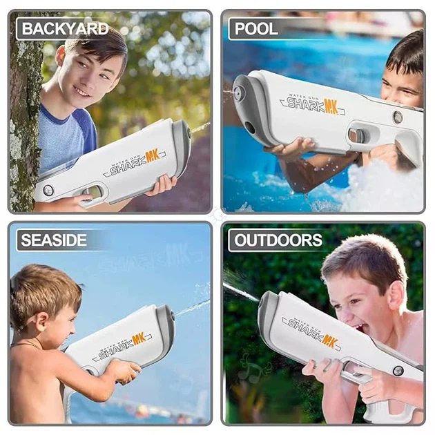 Водяний пістолет для літніх ігор CY-069 • Пістолет для активного відпочинку з водою • Аксесуар для водних розваг на вулиці, дачі та пляжі