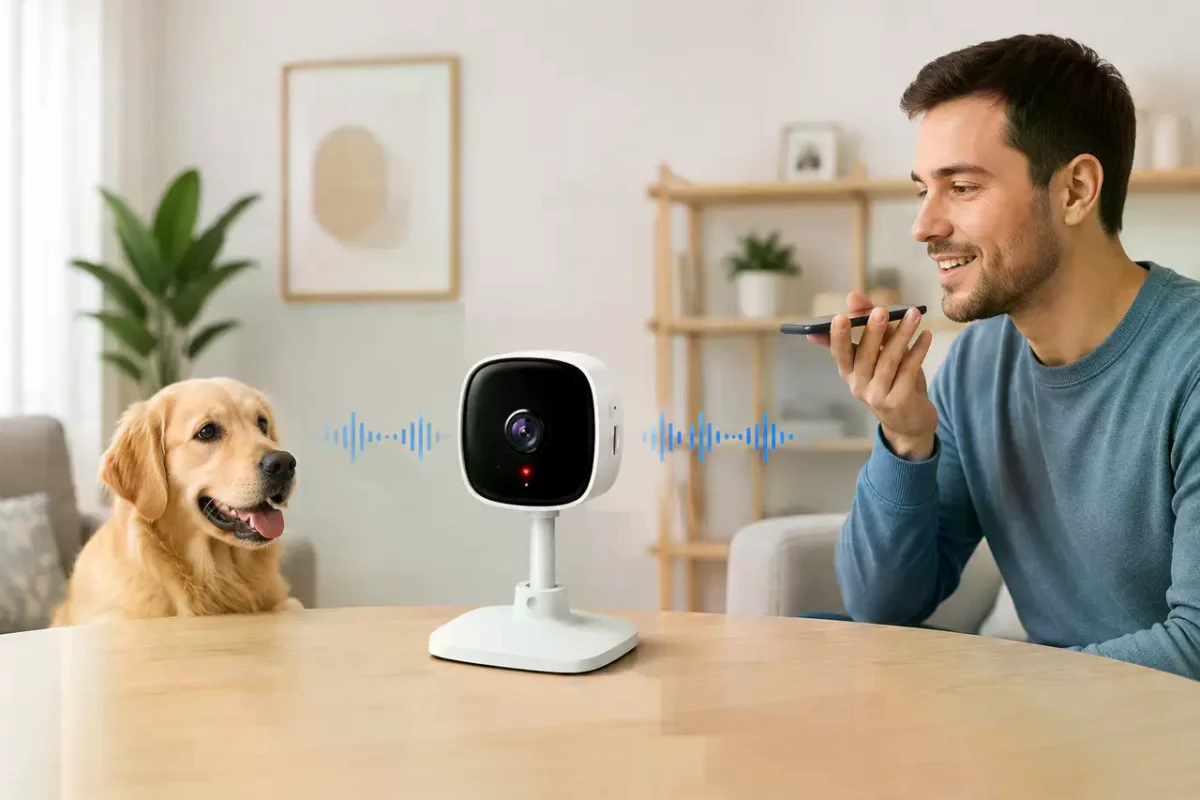 Wi-Fi камера TP-Link Tapo C100 1080p • Домашня IP-камера відеоспостереження TP-Link Tapo C100 Full HD з нічним баченням, датчиком руху та двостороннім аудіозв'язком