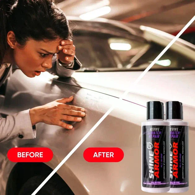 Засіб для видалення подряпин Shine Armor Revive Scratch Repair • Поліроль для кузова автомобіля від потертостей, дрібних слідів і поверхневих дефектів