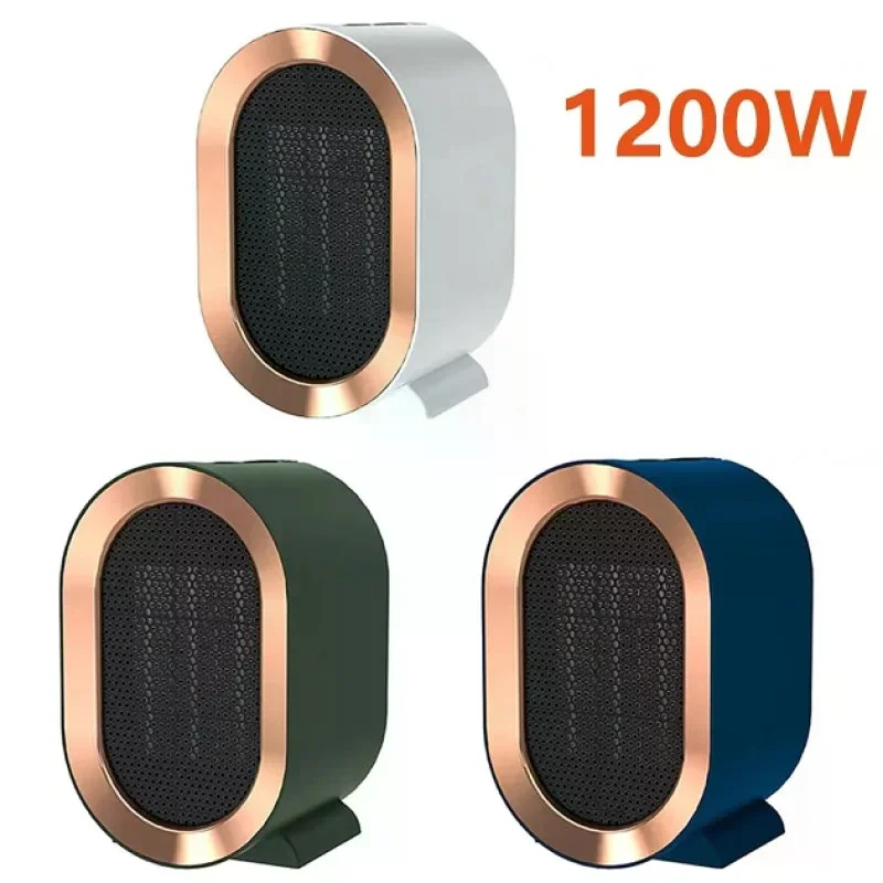 Керамічний обігрівач AIR HEATER 1200W • Настільний тепловентилятор 1200 Вт з PTC-нагрівачем і захистом від перегріву