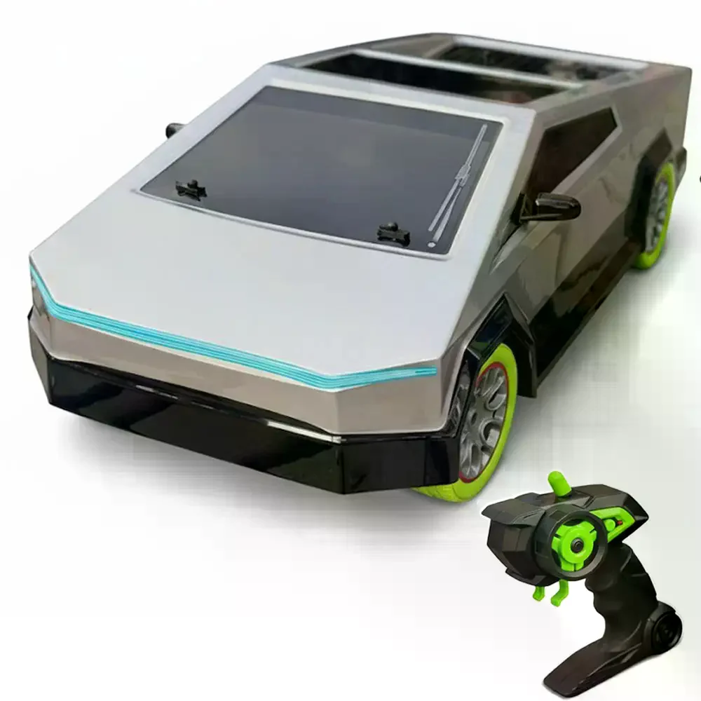 Машинка на радіокеруванні ProjectX DT-345 сіра • Радіокерований автомобіль ProjectX Tesla Cybertruck Pickup DT-345 з пультом дистанційного керування та акумуляторним живленням