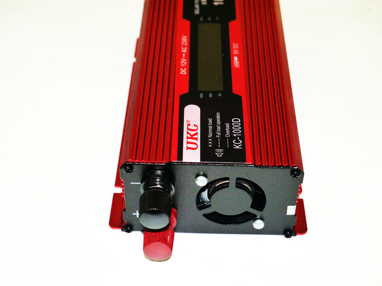 Перетворювач 12V-220V 1000W Інвертор напруги з LCD дисплеєм — фото 3