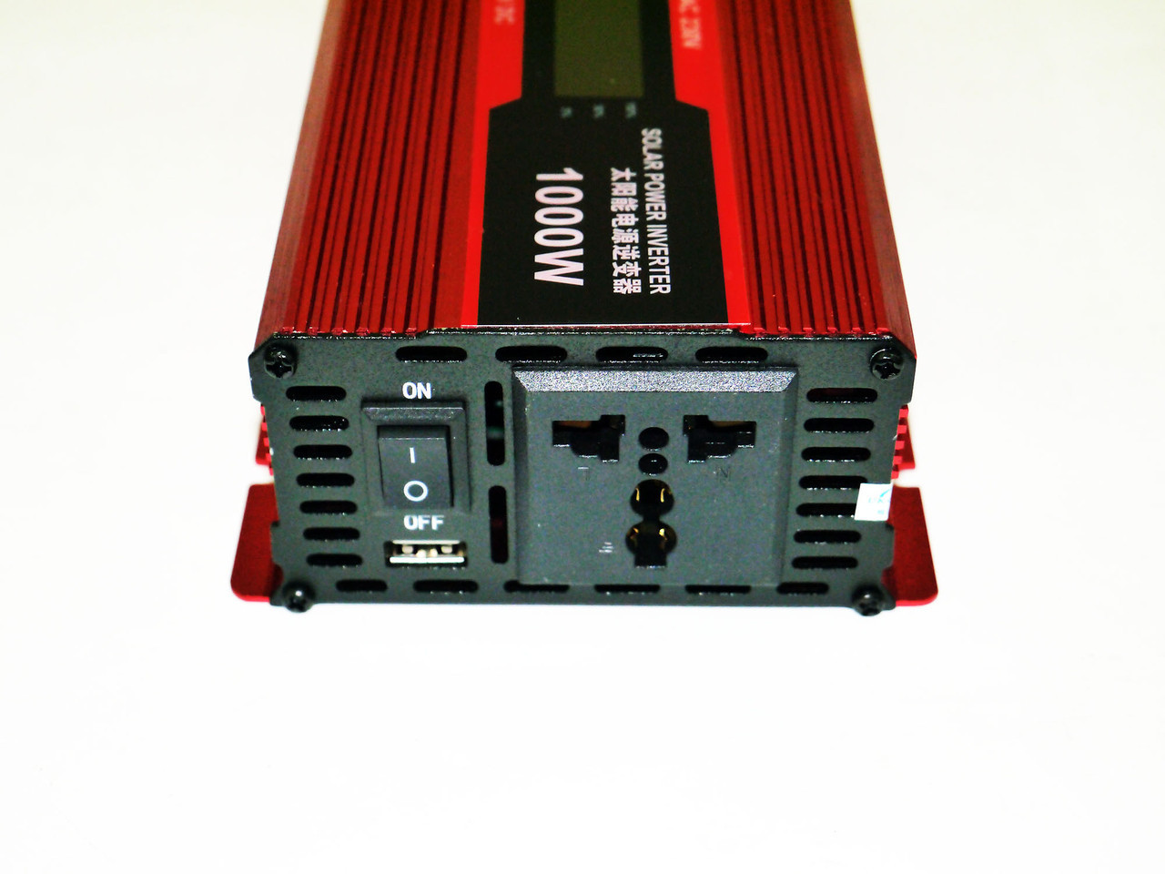 Перетворювач 12V-220V 1000W Інвертор напруги з LCD дисплеєм — фото 4