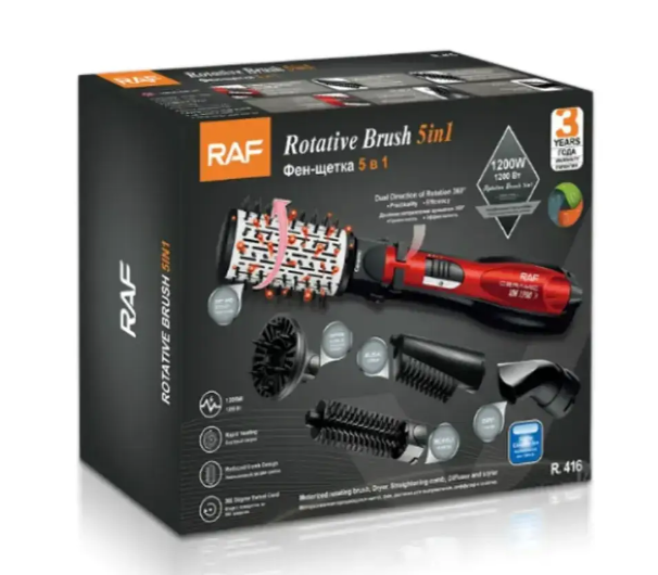 Фен-щітка для волосся Rotative Brush RAF R416 — фото 3