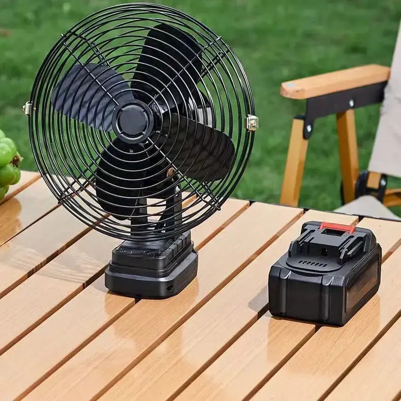 Акумуляторний вентилятор 8″ з функцією автоповороту та USB-зарядкою VAP-8 — фото 5