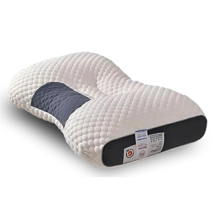 Анатомічна ортопедична подушка для сну Neck Support Massage Pillow • Подушка для шиї з ефектом пам'яті