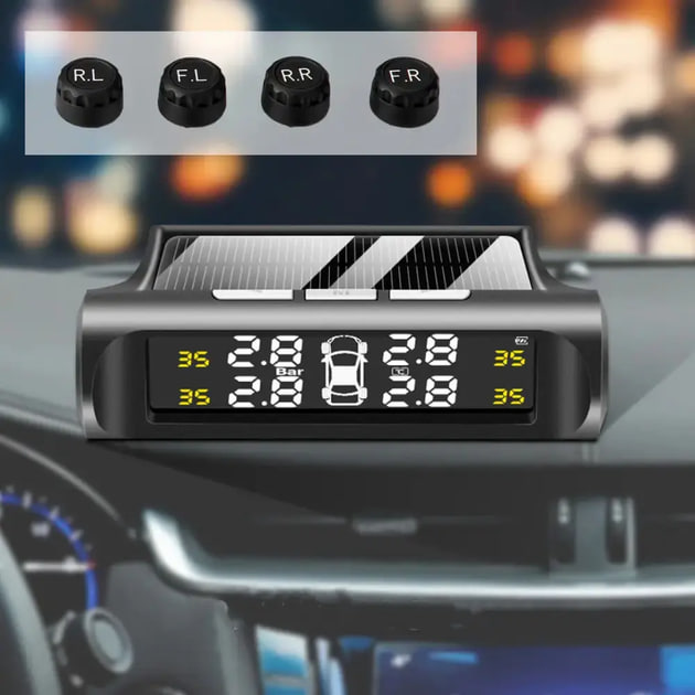 Система контролю тиску в шинах TPMS, 4 зовнішні датчики — фото 3
