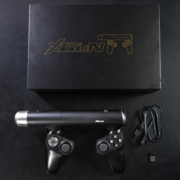 Ігровий контролер для PS та планшета XGUN-X1 з акумулятором і лазерним прицілом — фото 4