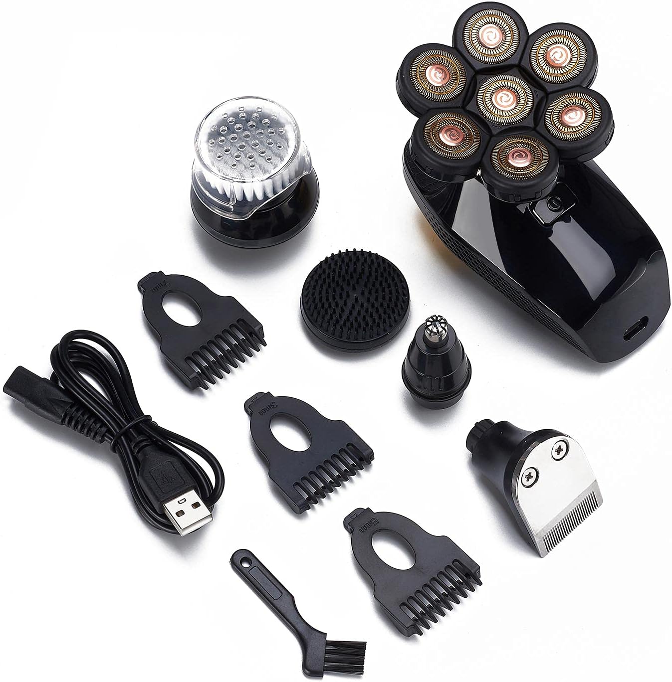 Електрична бритва для чоловіків 5 в 1 Electric Shaver для обличчя — фото 6