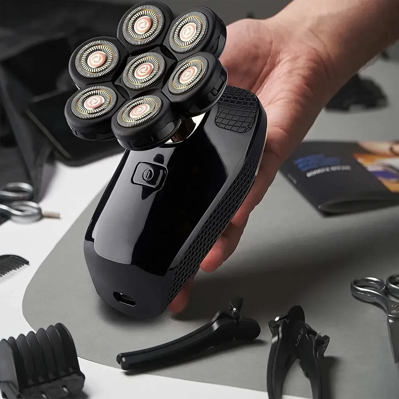 Електрична бритва для чоловіків 5 в 1 Electric Shaver для обличчя — фото 3