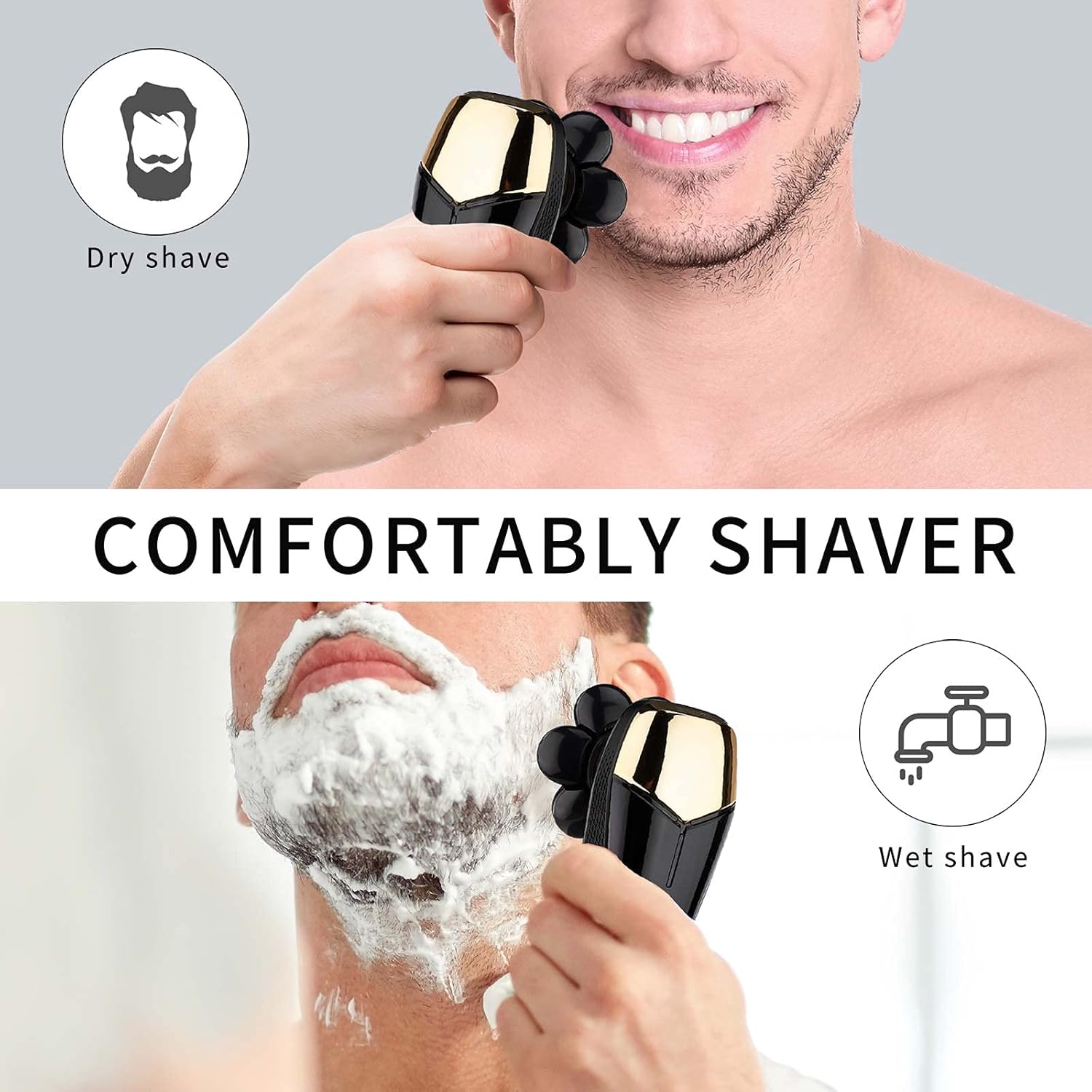 Електрична бритва для чоловіків 5 в 1 Electric Shaver для обличчя — фото 5