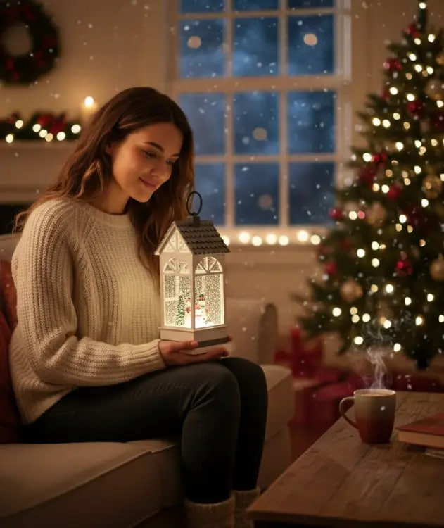 Святковий LED ліхтар XMAS WDL-24074B для дому та декору — фото 4