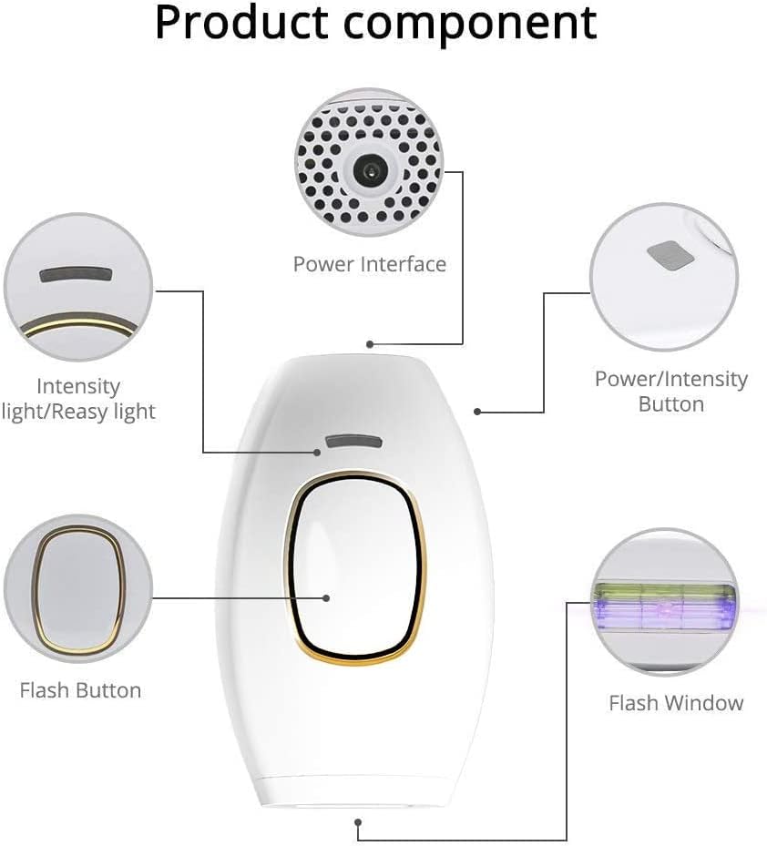 Портативний жіночий домашній фотоепілятор для тіла IPL Hair Removal Device для всіх типів волосся — фото 4