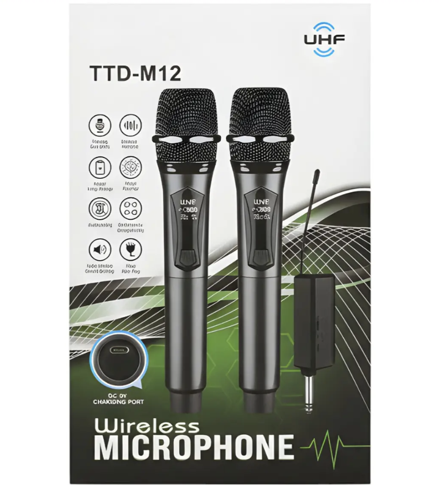 Бездротові мікрофони UHF TTD-M12 — фото 6
