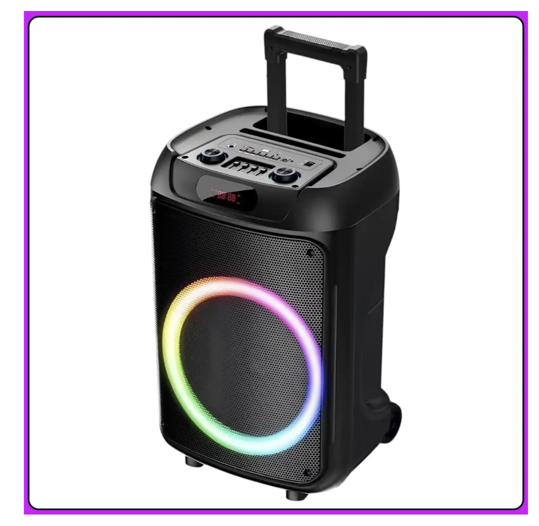 Колонка Bluetooth Wireless Speaker TTD-1209 з мікрофонами та пультом ДУ — фото 5