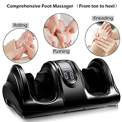 Універсальний електромасажер для ніг і стоп Shiatsu Foot Massager роликовий — фото 3