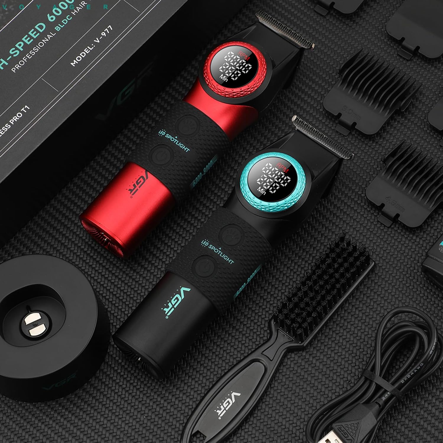 Машинка для стрижки VGR V-001 для стрижки волосся — фото 3