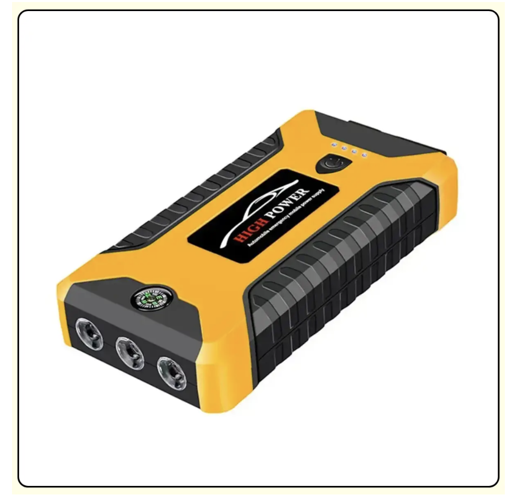 Пускозарядний пристрій для авто жовтий JUMPSTARTER JX27 99800 mAh — фото 4