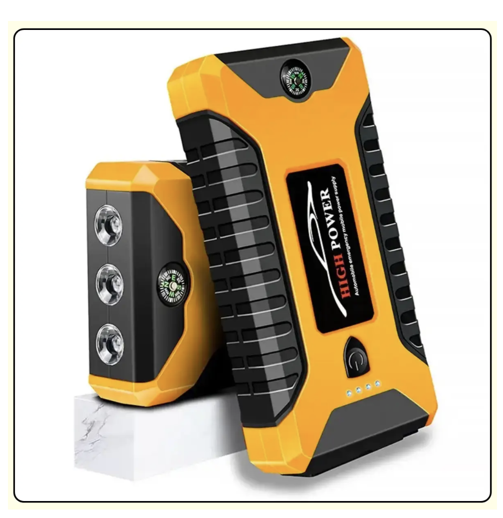 Пускозарядний пристрій для авто жовтий JUMPSTARTER JX27 99800 mAh — фото 6